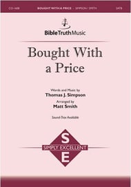 Bought With a Price SATB choral sheet music cover Thumbnail